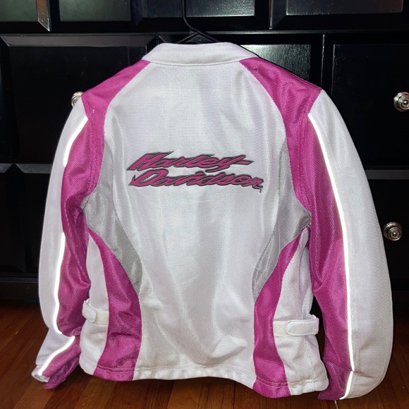 Harley-Davidson Jackets & Blazers - Harley-Davidson® Cora Mesh White Casual Jacket